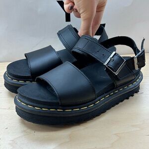 Dr. Martens Voss Leather Strap Sandals, Size 6 L
